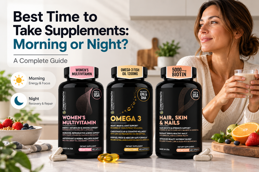 article Best Time to take Supplements Feature image
