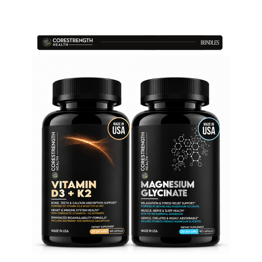 Vitamin K2 D3 + Magnesium Glycinate - Bundle