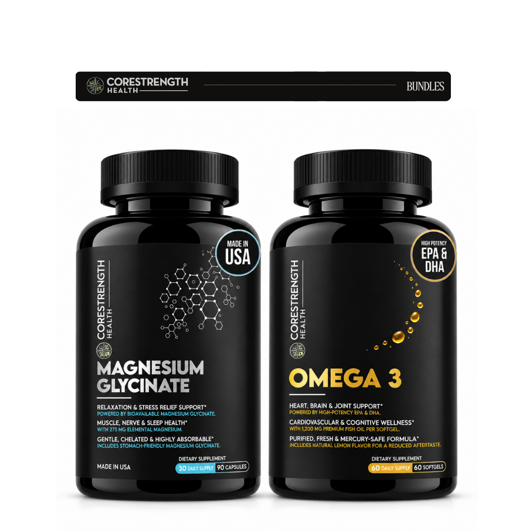 Magnesium Glycinate + Omega-3 Fish Oil - Bundle