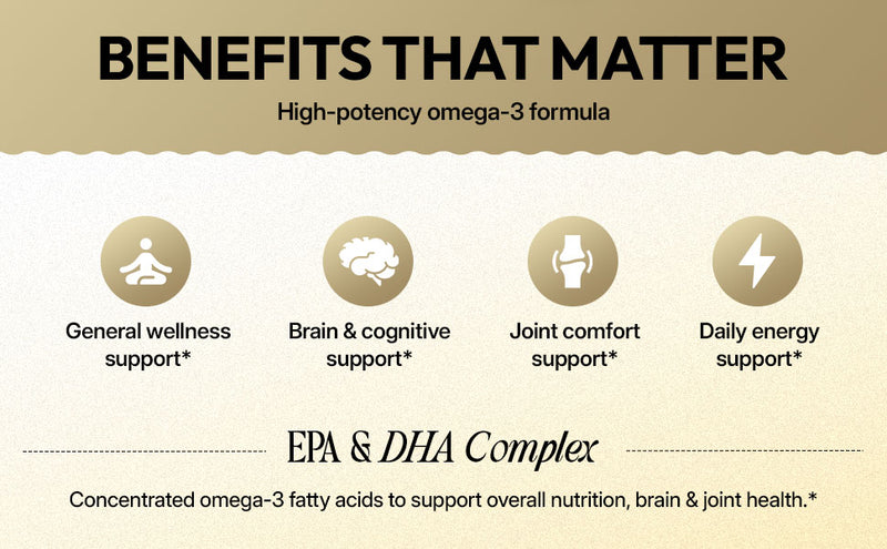 Omega 3 Fish Oil 1200 mg | 720 mg EPA & DHA per Softgel | Heart, Brain & Joint Support | Highly Absorbable Triglyceride Form Fish Oil | Purified & Mercury Safe | 60 Softgels, CoreStrength Health