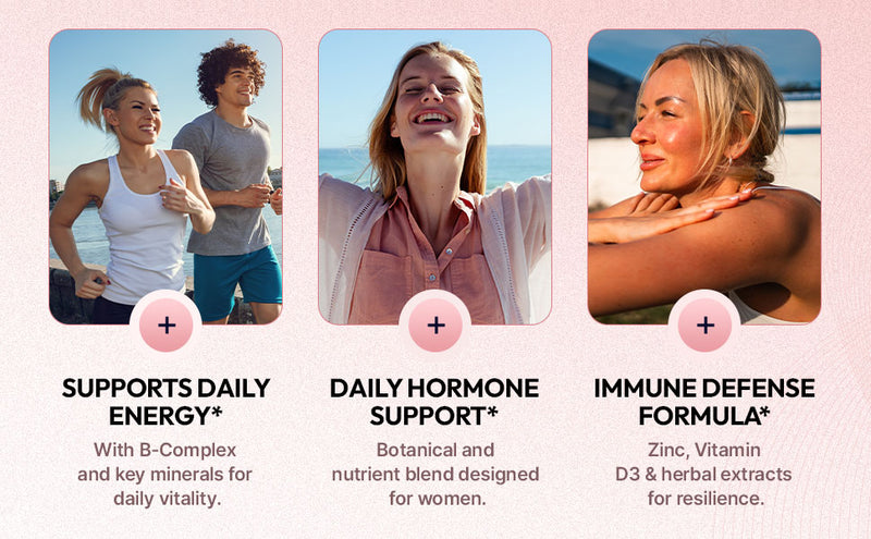 Women’s Daily Multivitamin | High Potency B Complex, Vitamin D3 & Zinc | with Antioxidant Herbal Blend | Energy, Metabolism & Immune Support | 60 Capsules | Non GMO, Gluten Free | CoreStrength Health