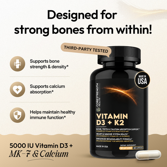 Vitamin K2 D3 + Magnesium Glycinate - Bundle